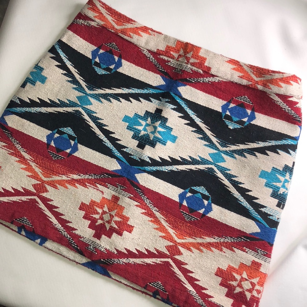Topshop mini skirt Aztec